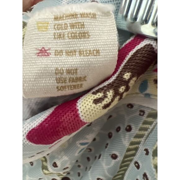 Tehama Green by Nancy Haley Pretty Blue Print Skort, Size 14 - Picture 8 of 9